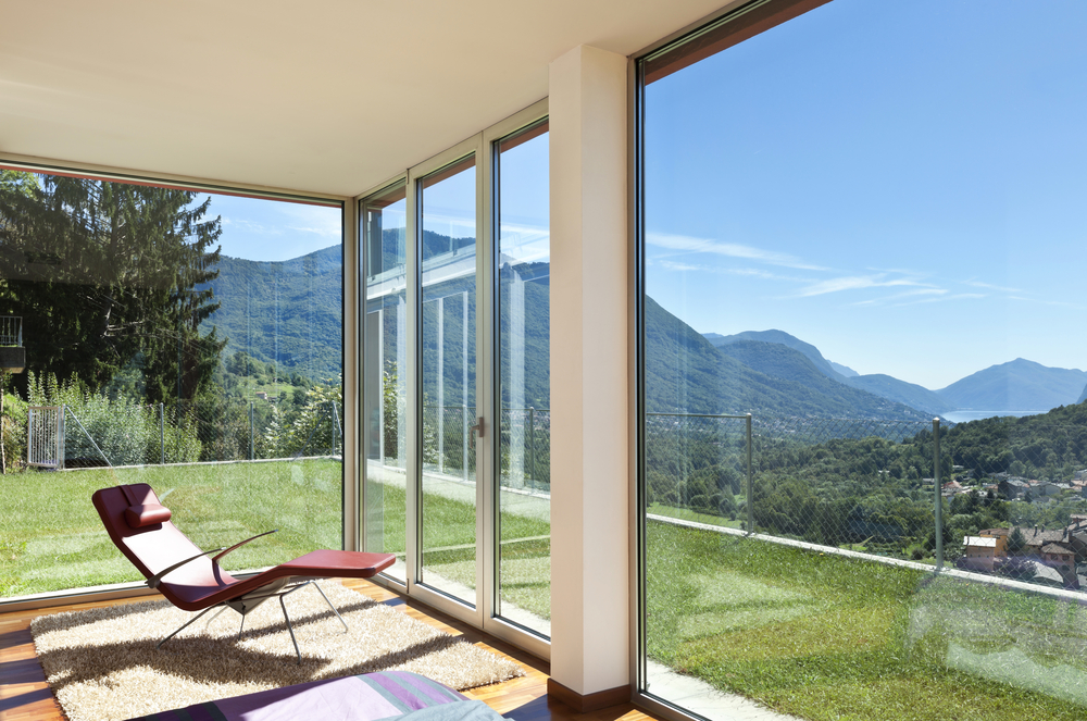 Modern house interior demonstrating the kind of view you can optimize with Premium Windows and Doors