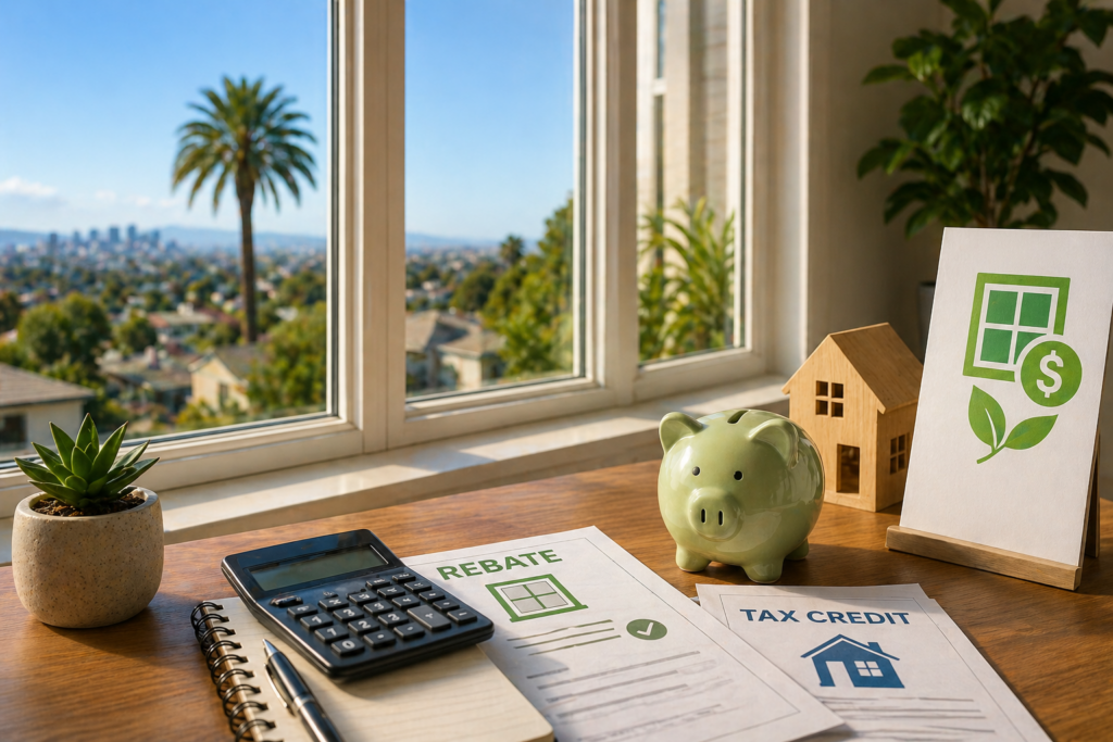 Window Rebates and Tax Credits Every California Homeowner Should Know (2025)