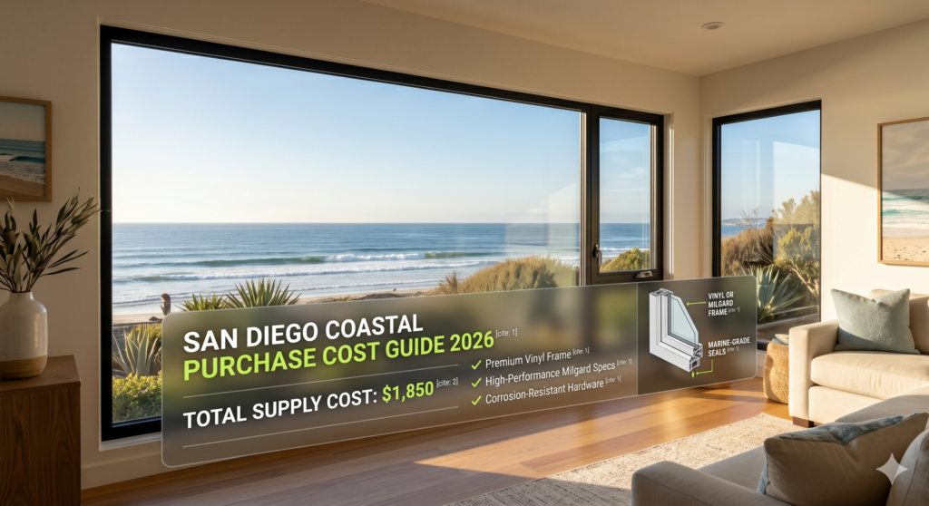 How Much Does Window Replacement Cost in San Diego (2026 Update) — A Full Breakdown